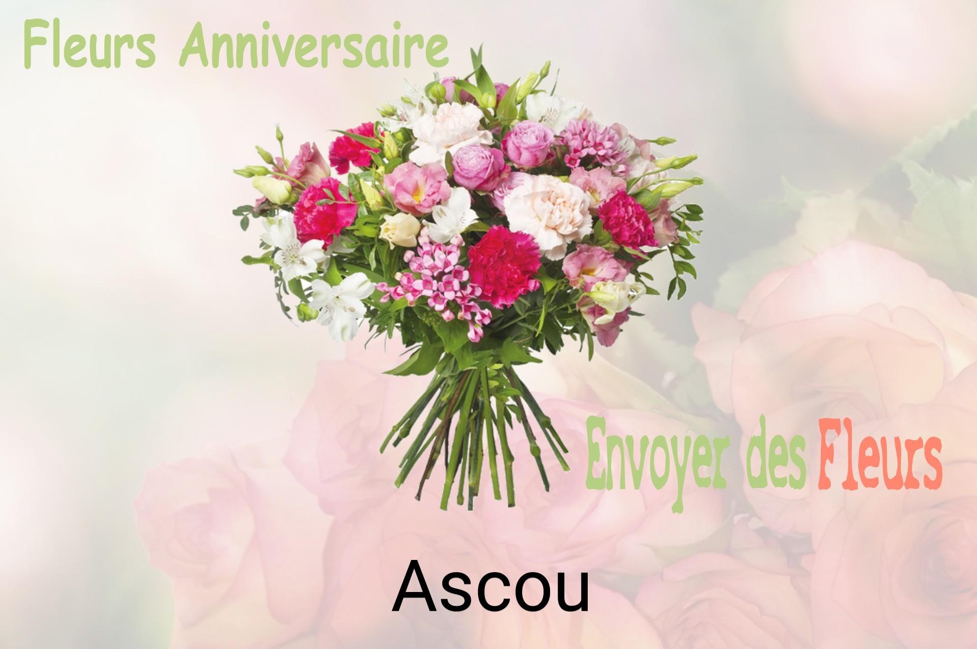 Bouquet de fleurs d’anniversaire livré à Ascou